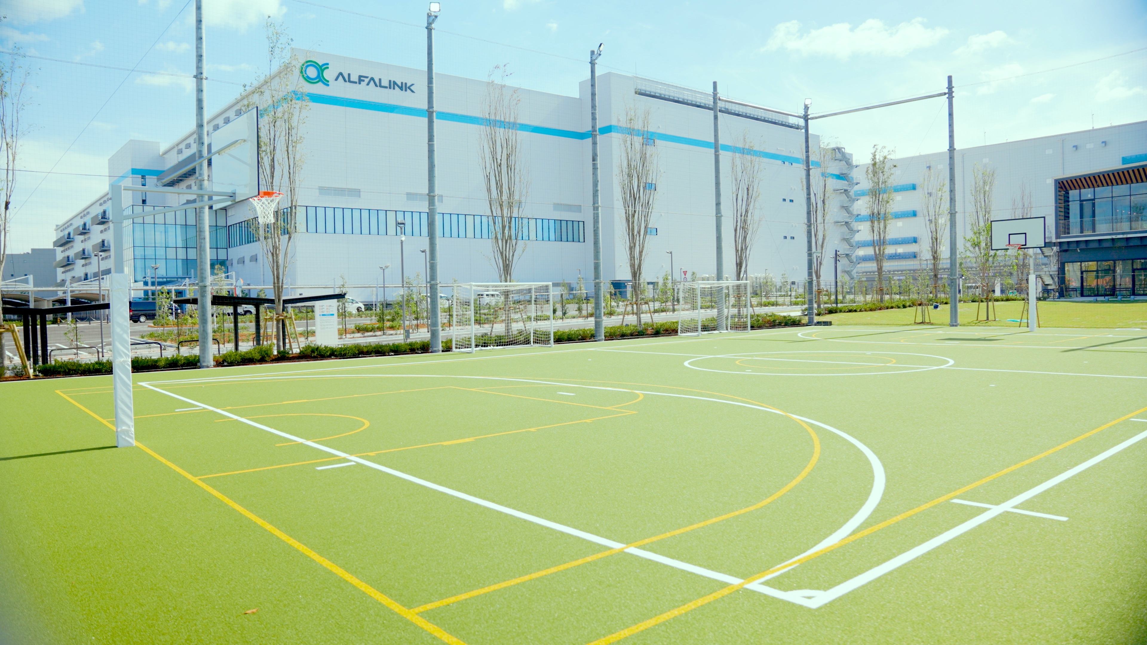 ランニングや散歩コース、憩いの広場として楽しむ。